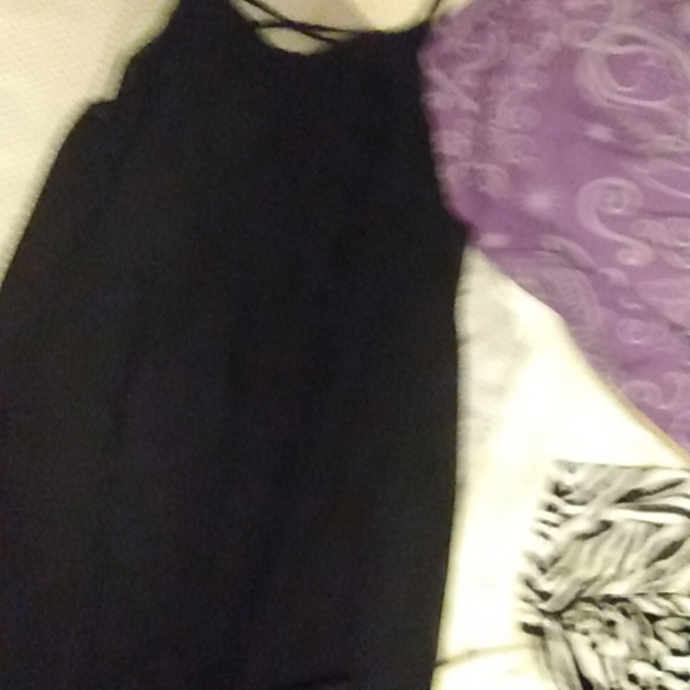 Black flowy dress